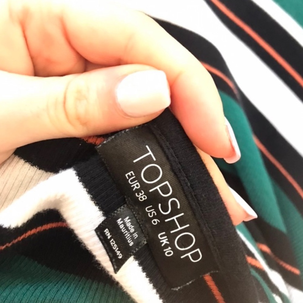 Topshop stretchy maxi dress